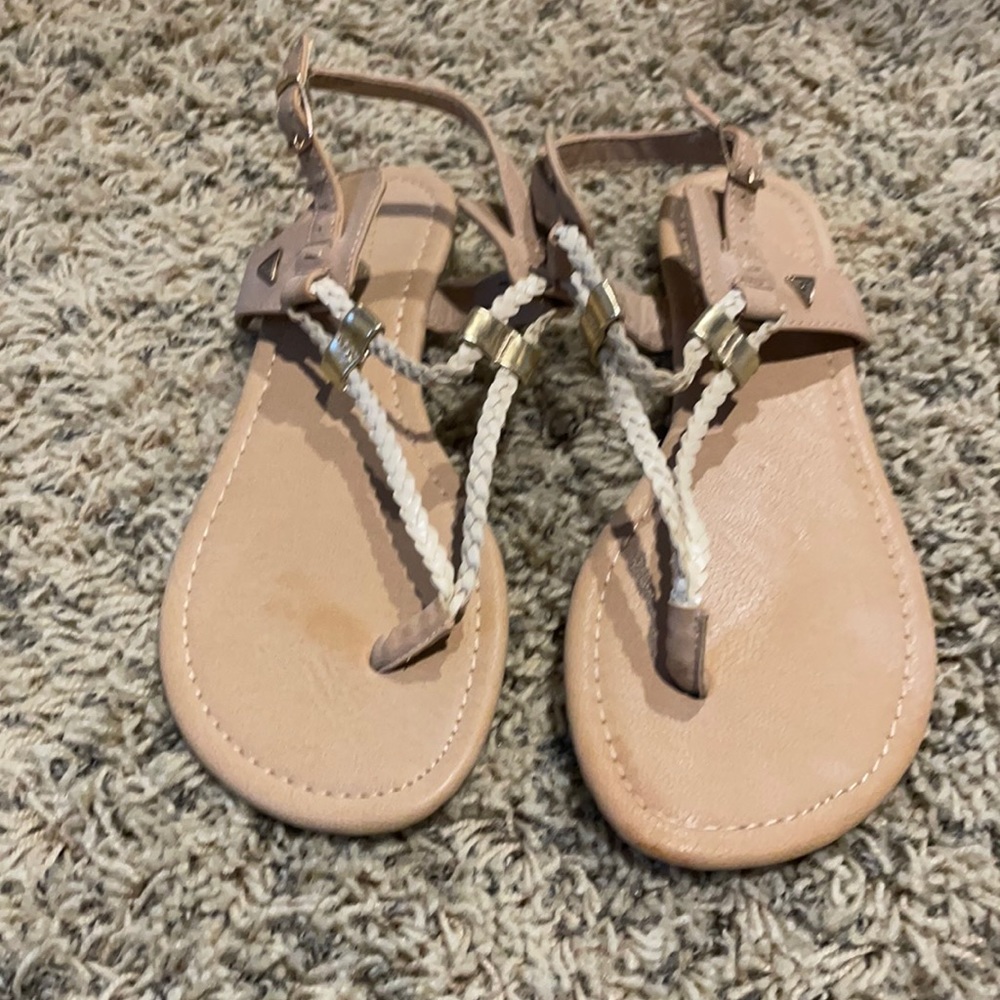 Guess kayla braided thong sandal